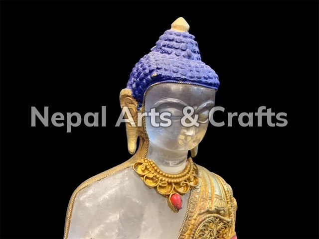 gold-plated Buddha statue